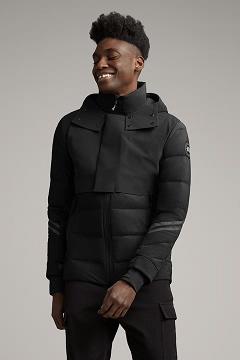 Chamarras Canada Goose Hombre Mexico - HyBridge Chaqueta De Plumas Black Label Negros XQ0146935